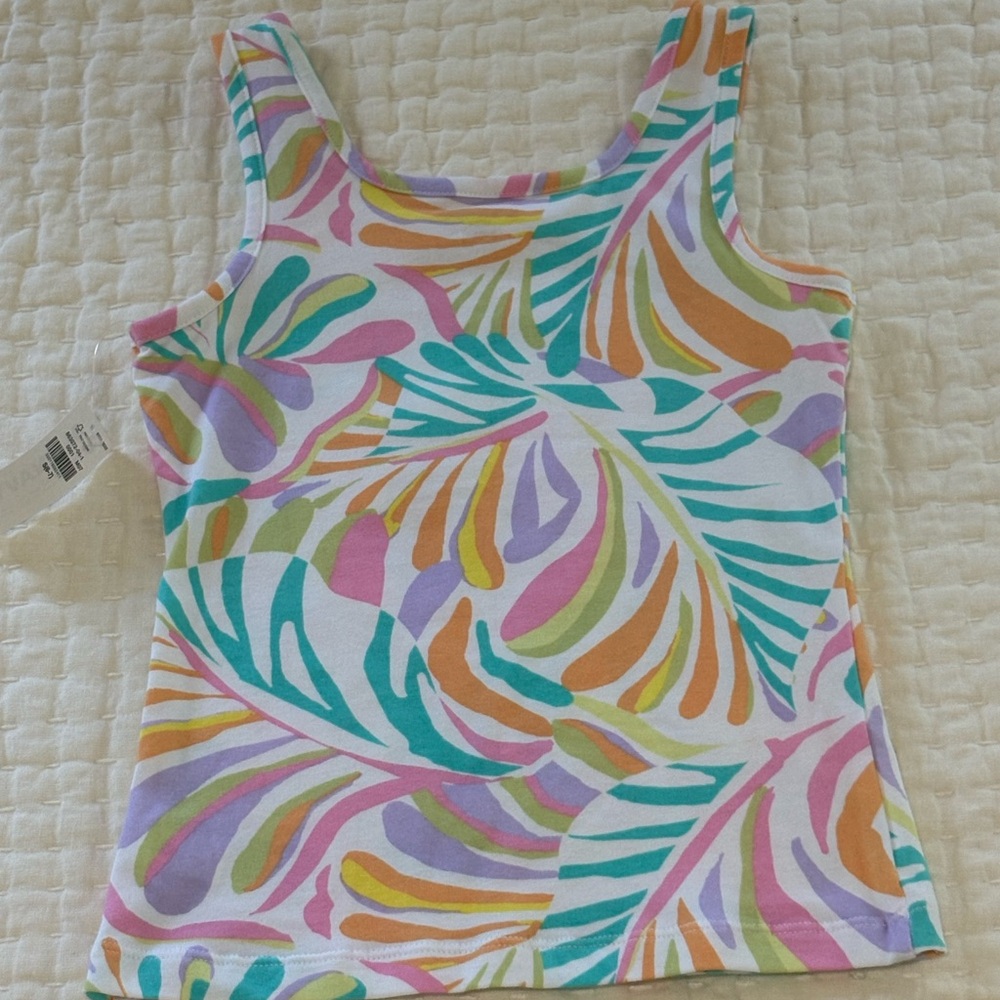 Girls Colorful Patterned Tank Top - Picture 2 of 3